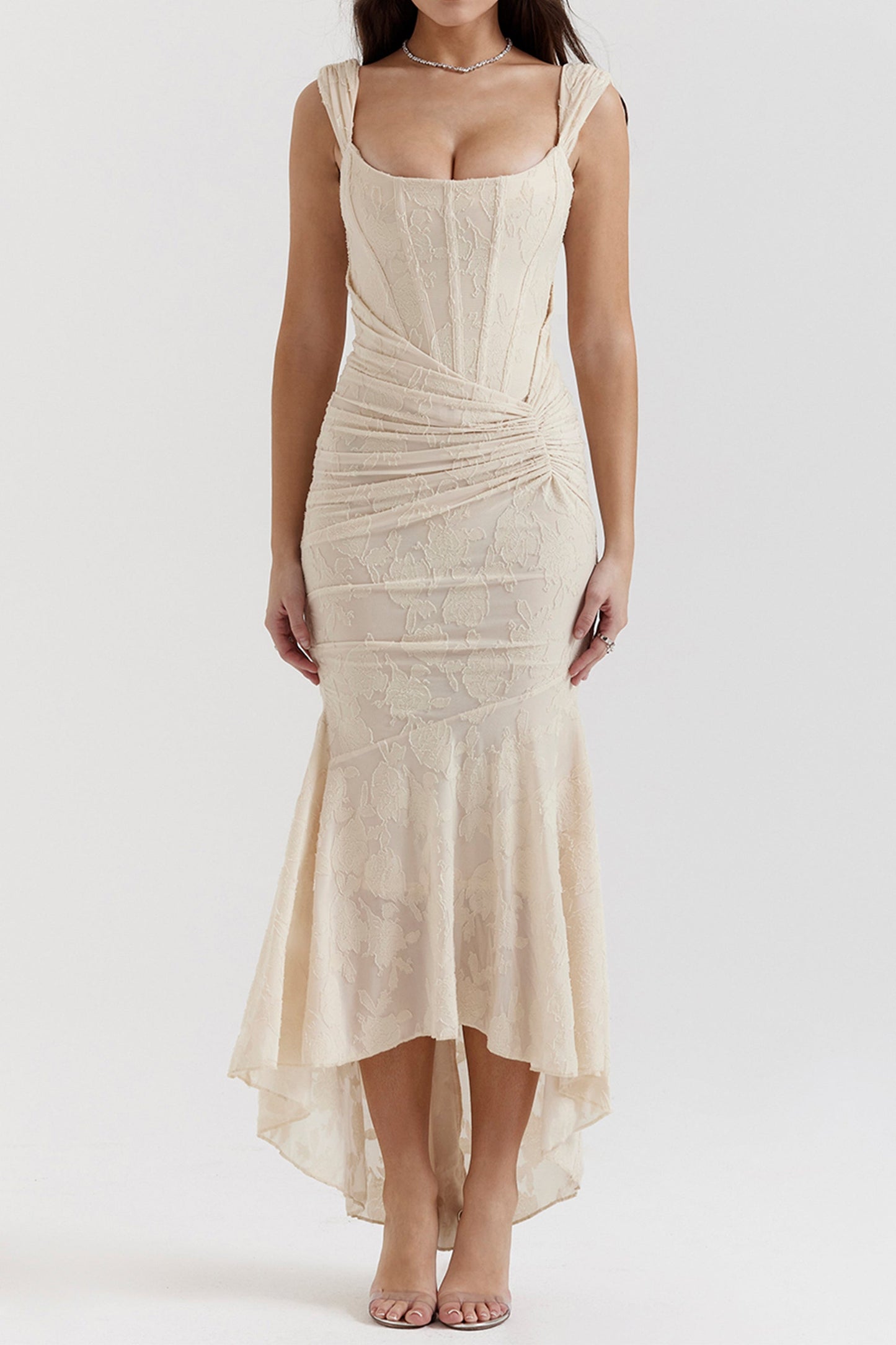 Robe Maxi à Motif Floral - Mariekje