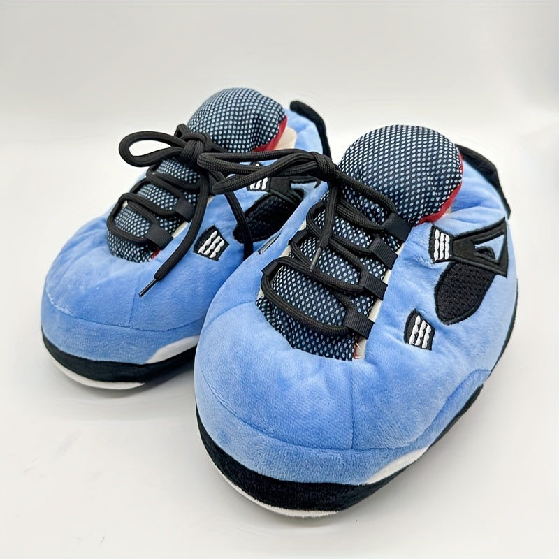 Chaussons d'intérieur unisexes pour enfants, chauds, confortables, en peluche, antidérapants - Adel