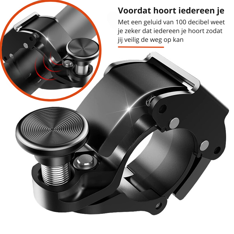 Sonnette de vélo minimaliste - Design technologique - RingWave