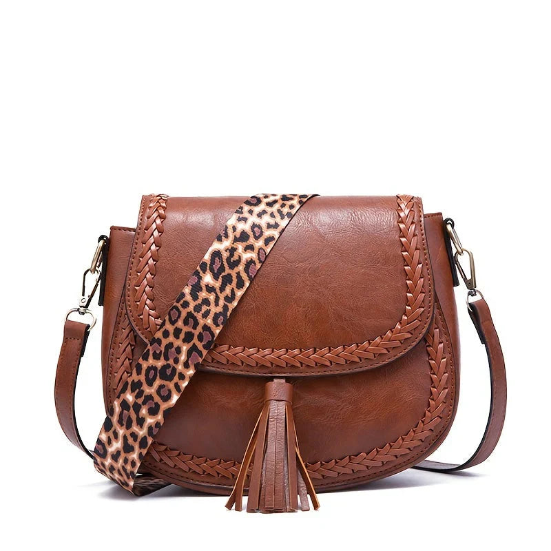 Remedios – Petit sac à bandoulière pour femmes avec décoration à pompon