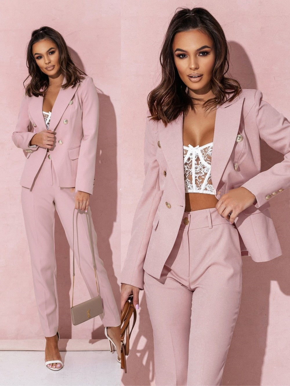Naomi – Stilig midi-kjole med elegant V-hals
