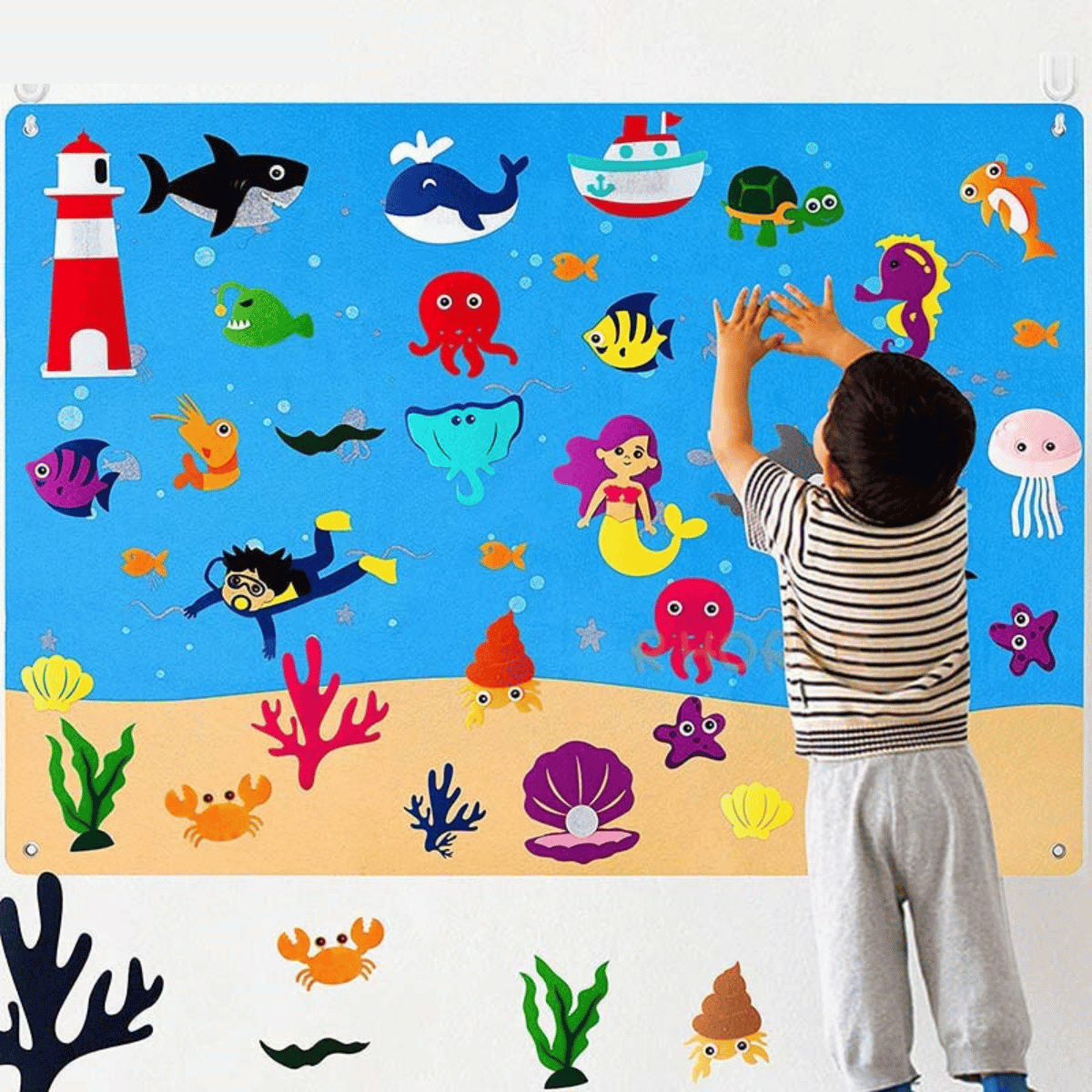 VelvetiKIDS - Tableau en feutre pour tout-petits