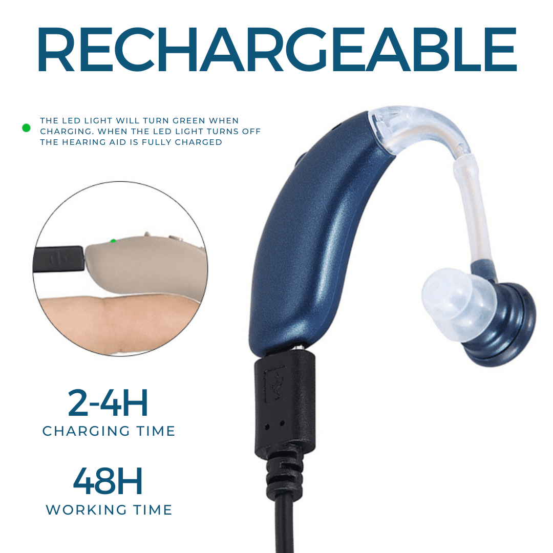 Appareil auditif universel rechargeable