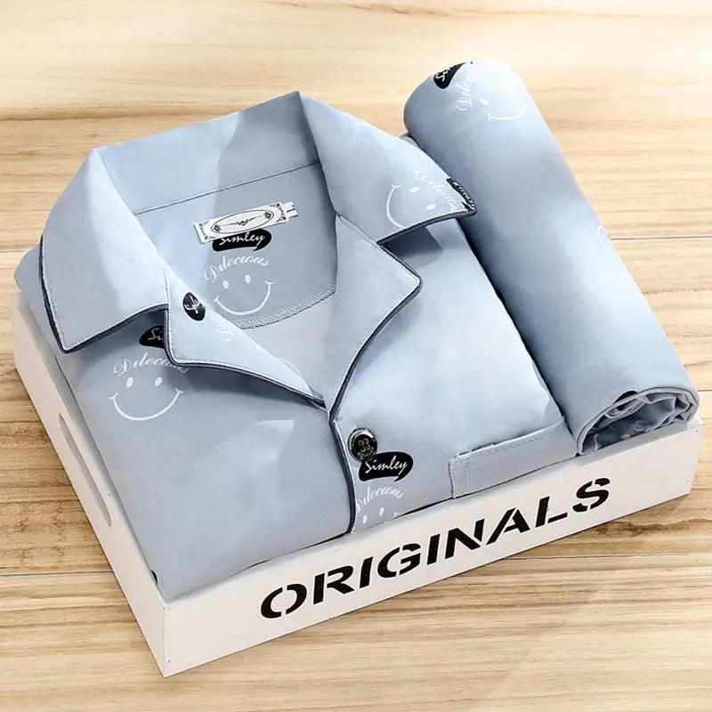 Ensemble pyjama avec chemise et fermeture à boutons - Rex