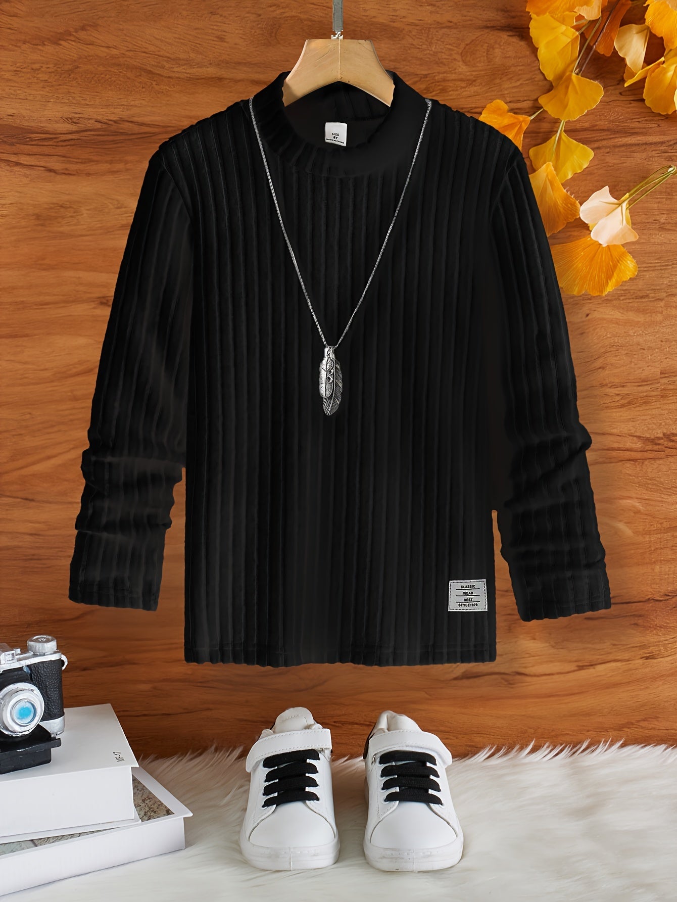 Boys' Casual Turtleneck Sweater for Children - Bonni