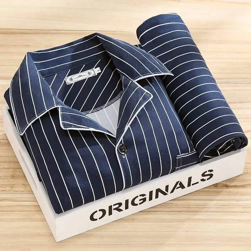 Ensemble pyjama avec chemise et fermeture à boutons - Rex
