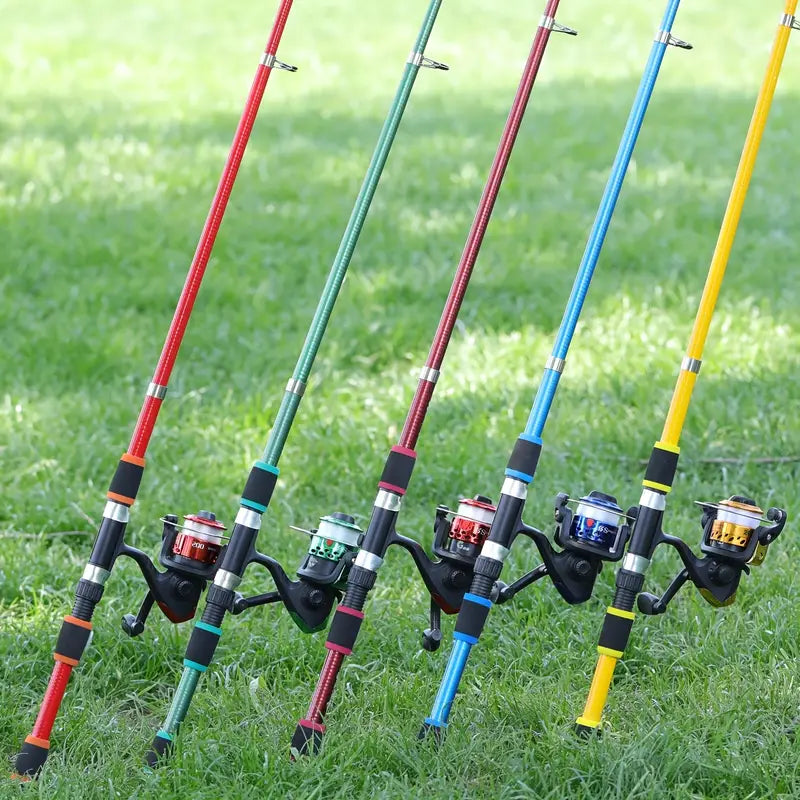 1.8m Telescopic Fishing Rod with Reel and Accessories