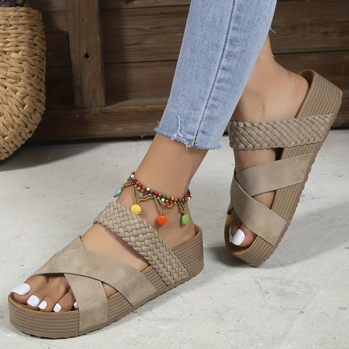 Sandales pour femmes avec bon support plantaire - Ary
