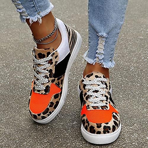 Pompe - Chaussures confortables pour femmes à imprimé léopard