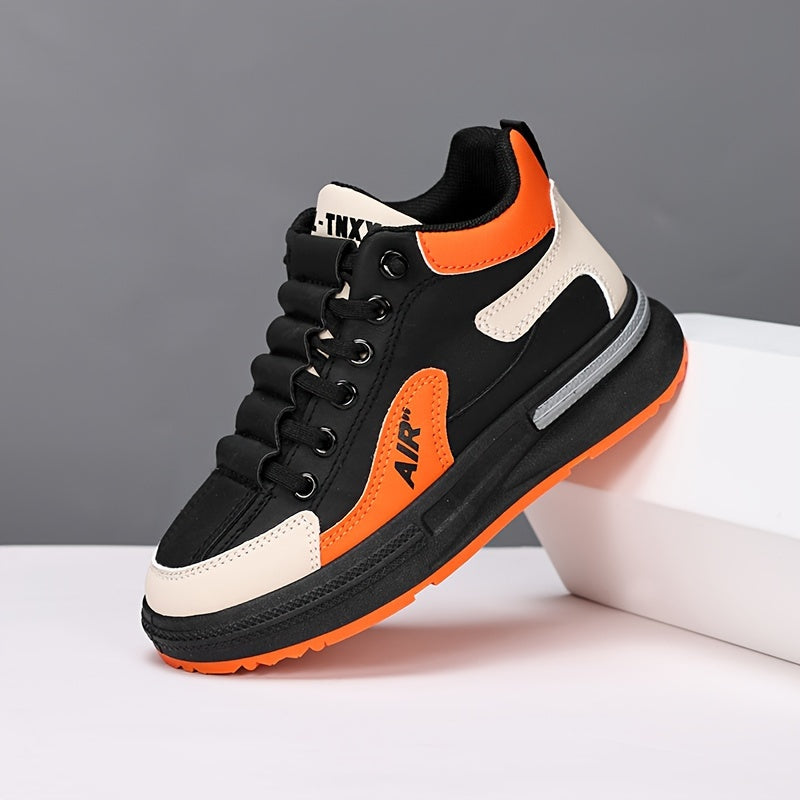 Boys' shoes, comfortable non-slip lace-up shoes with soft sole - Leon