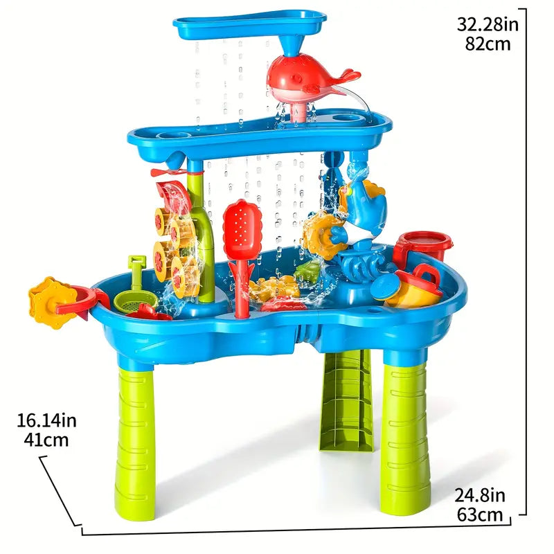 3-stufiger Sand- und Wassertisch