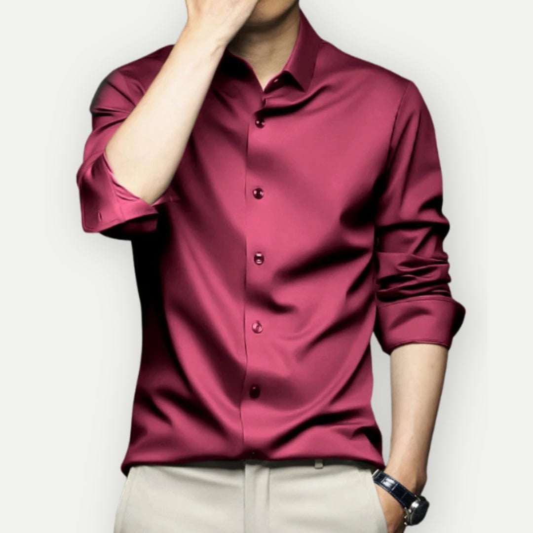 Chemise pour homme sans plis et sans repassage - Pratique et confortable