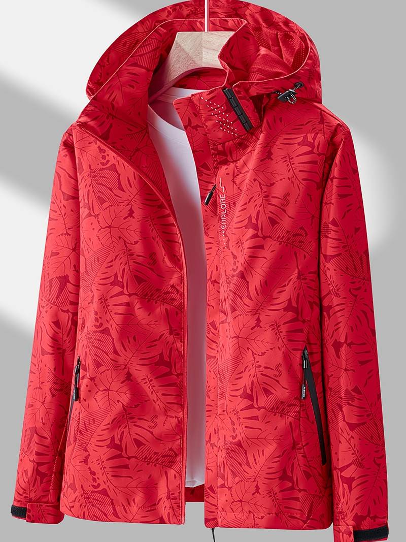 Veste imperméable et coupe-vent avec capuche pour femmes - Olda