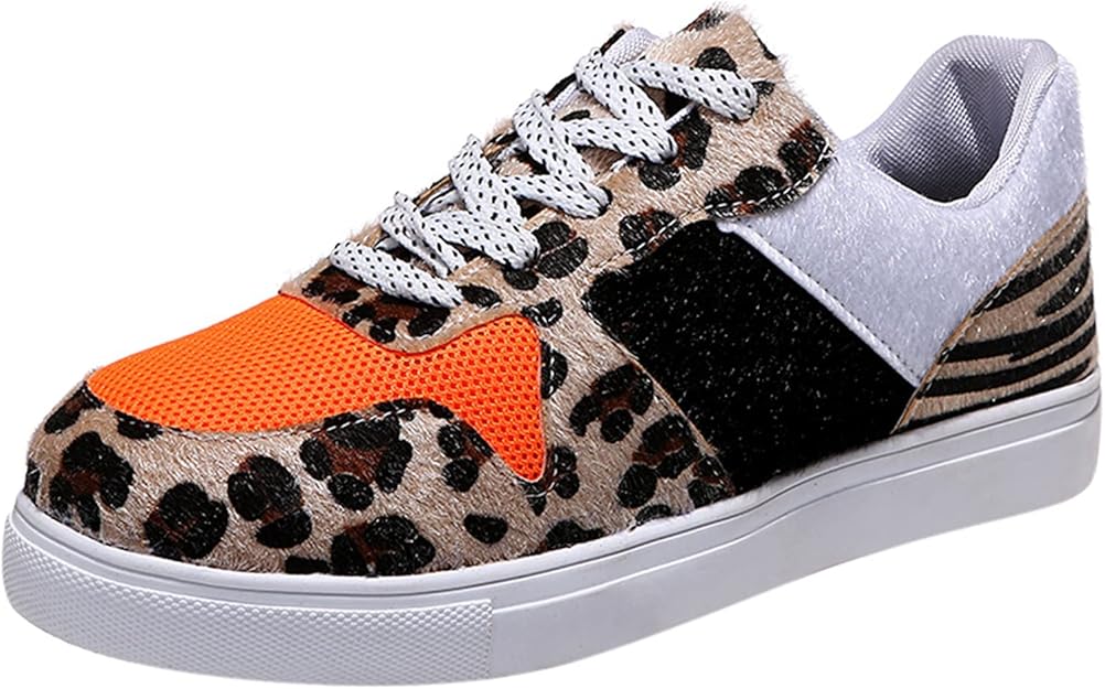 Pompe - Chaussures confortables pour femmes à imprimé léopard