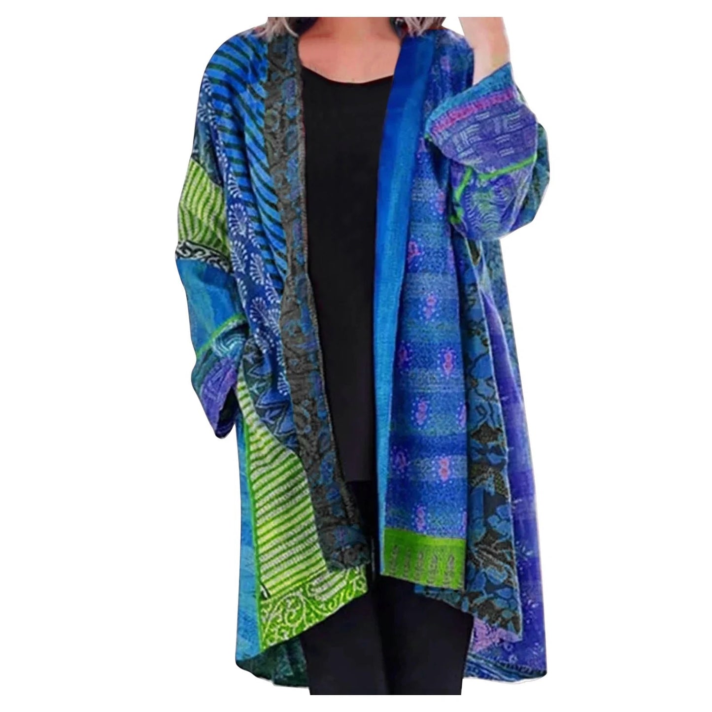 Oversized women's cardigan with long sleeves - Yolanda
