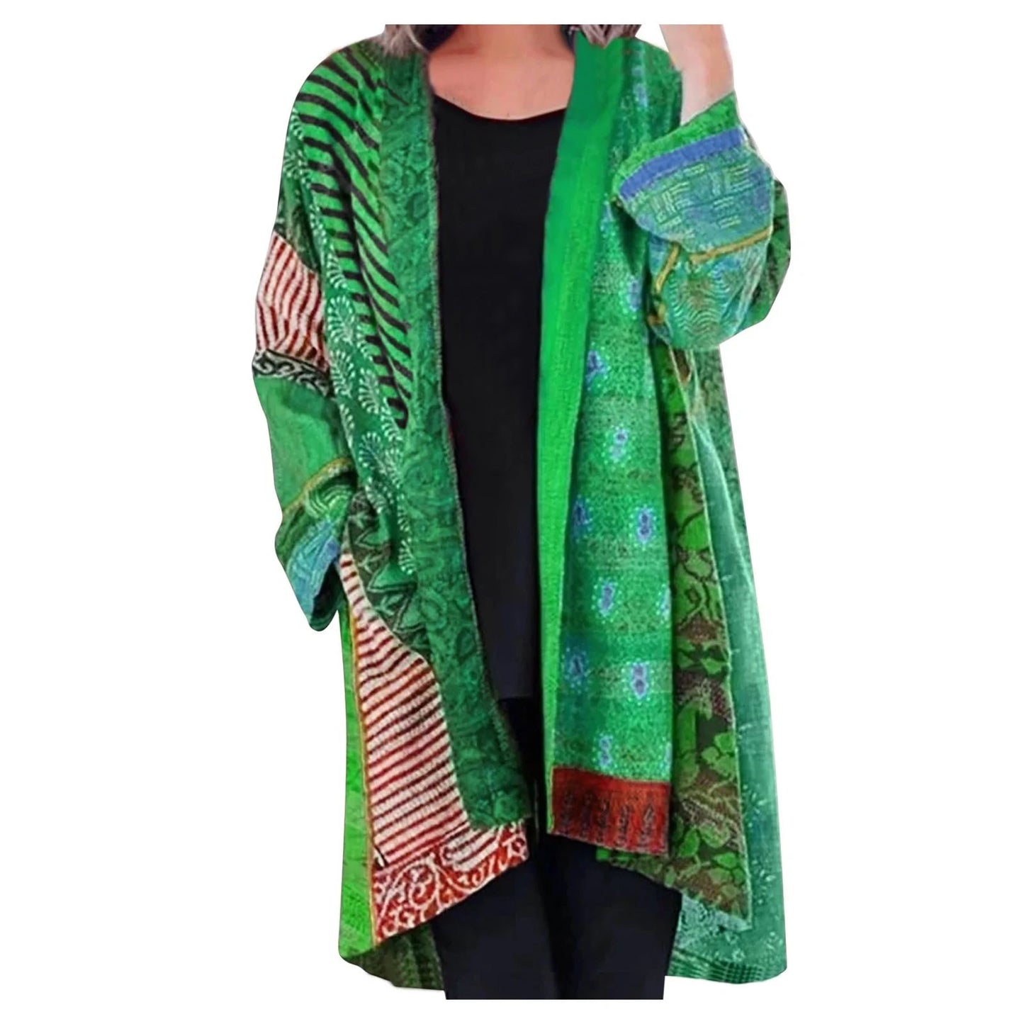 Oversized women's cardigan with long sleeves - Yolanda
