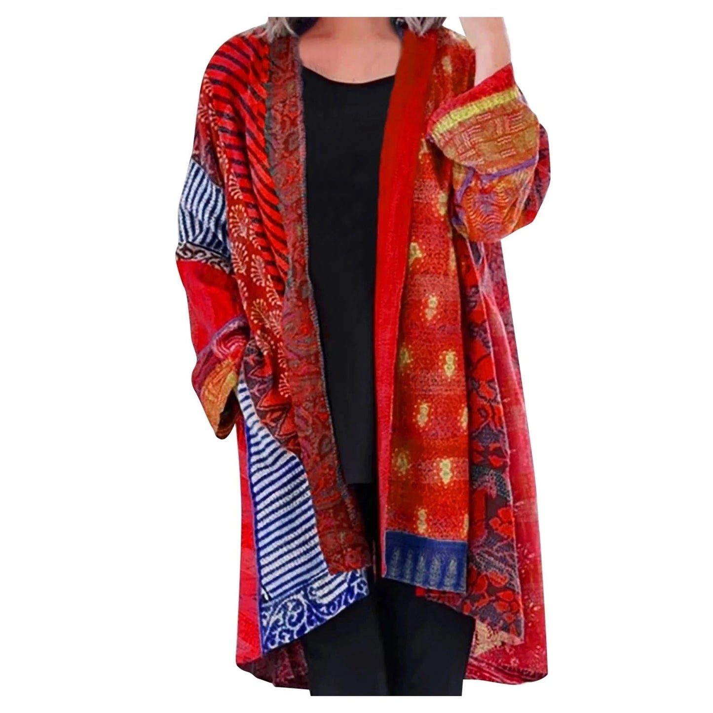 Oversized women's cardigan with long sleeves - Yolanda