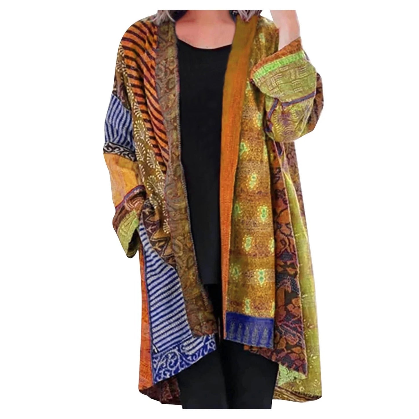Oversized women's cardigan with long sleeves - Yolanda