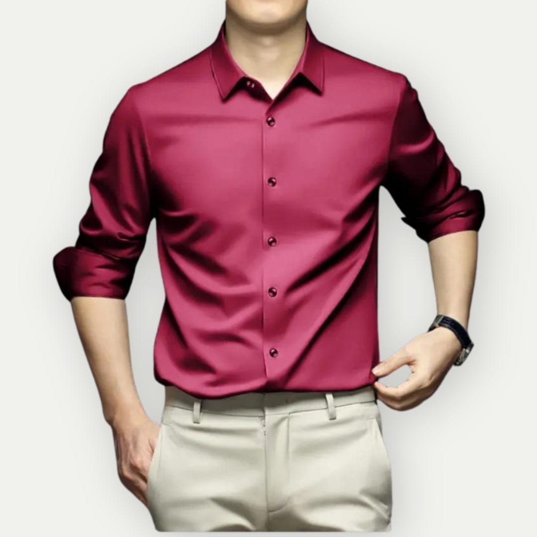 Chemise pour homme sans plis et sans repassage - Pratique et confortable