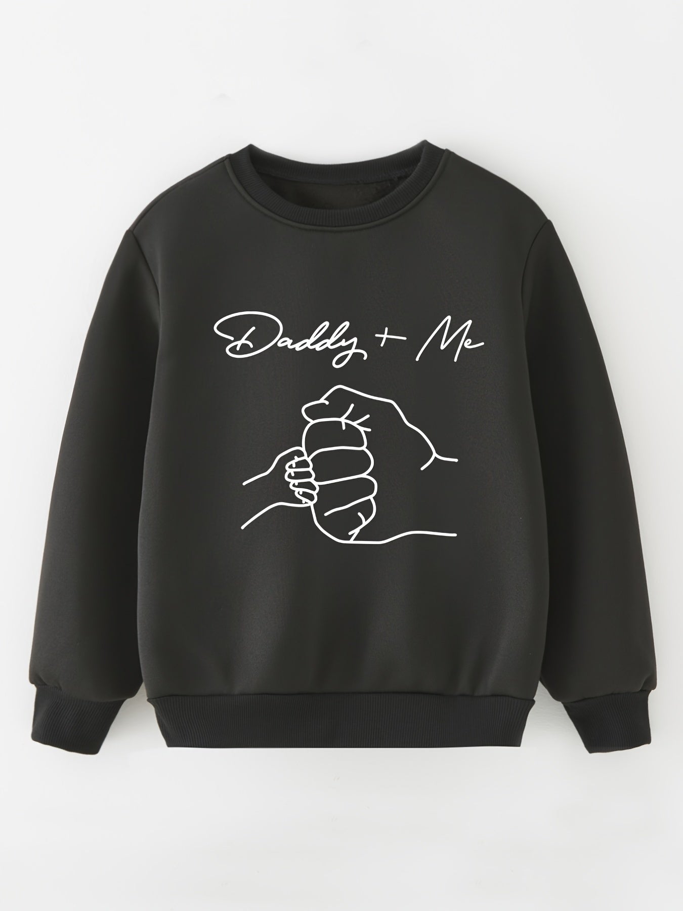 Boys' Casual Sweater with Long Sleeves and Graphic Pattern - Leandro