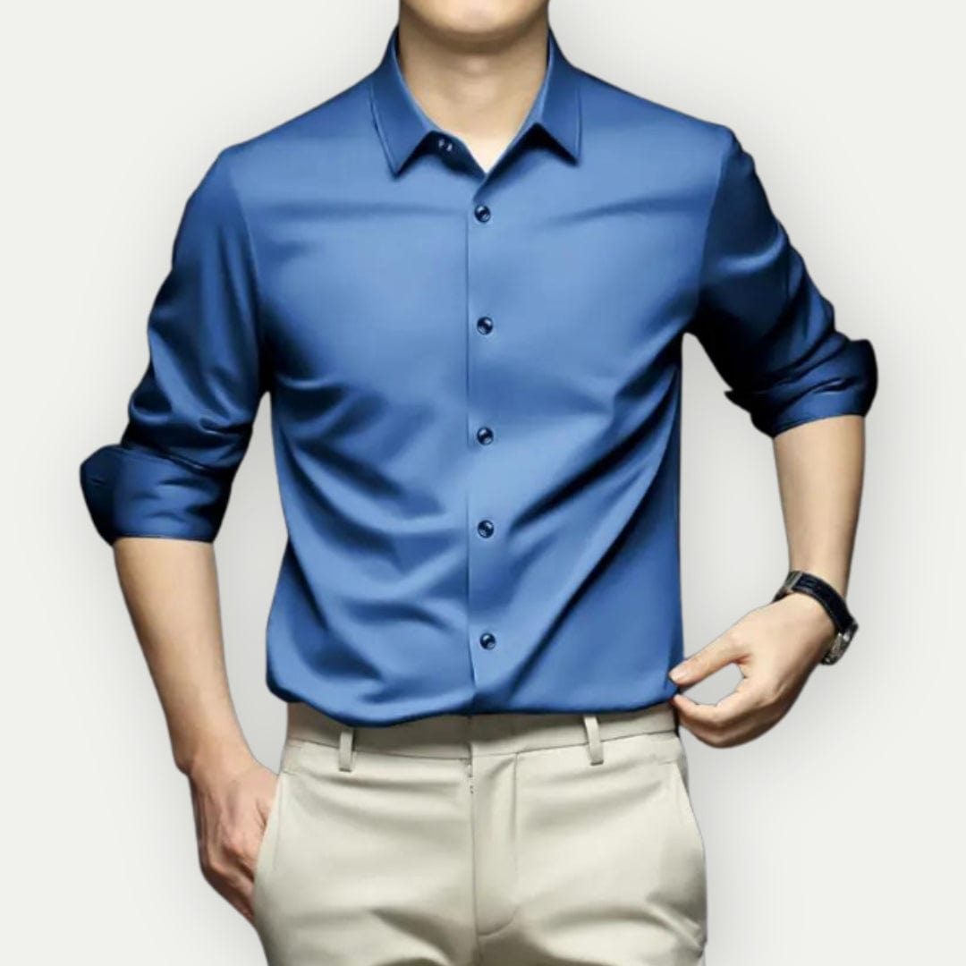 Chemise pour homme sans plis et sans repassage - Pratique et confortable