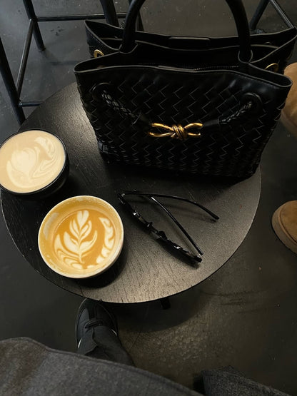 Petit sac à main tissé – Sac tressé compact et élégant