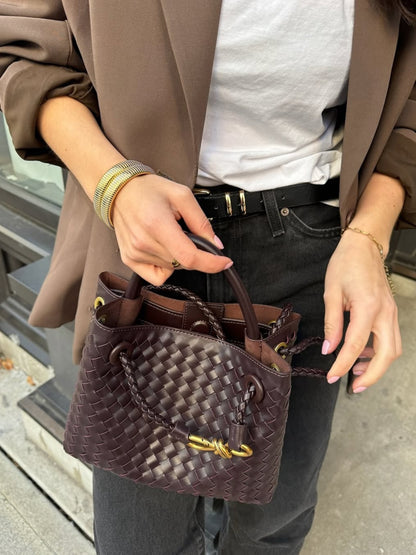 Petit sac à main tissé – Sac tressé compact et élégant