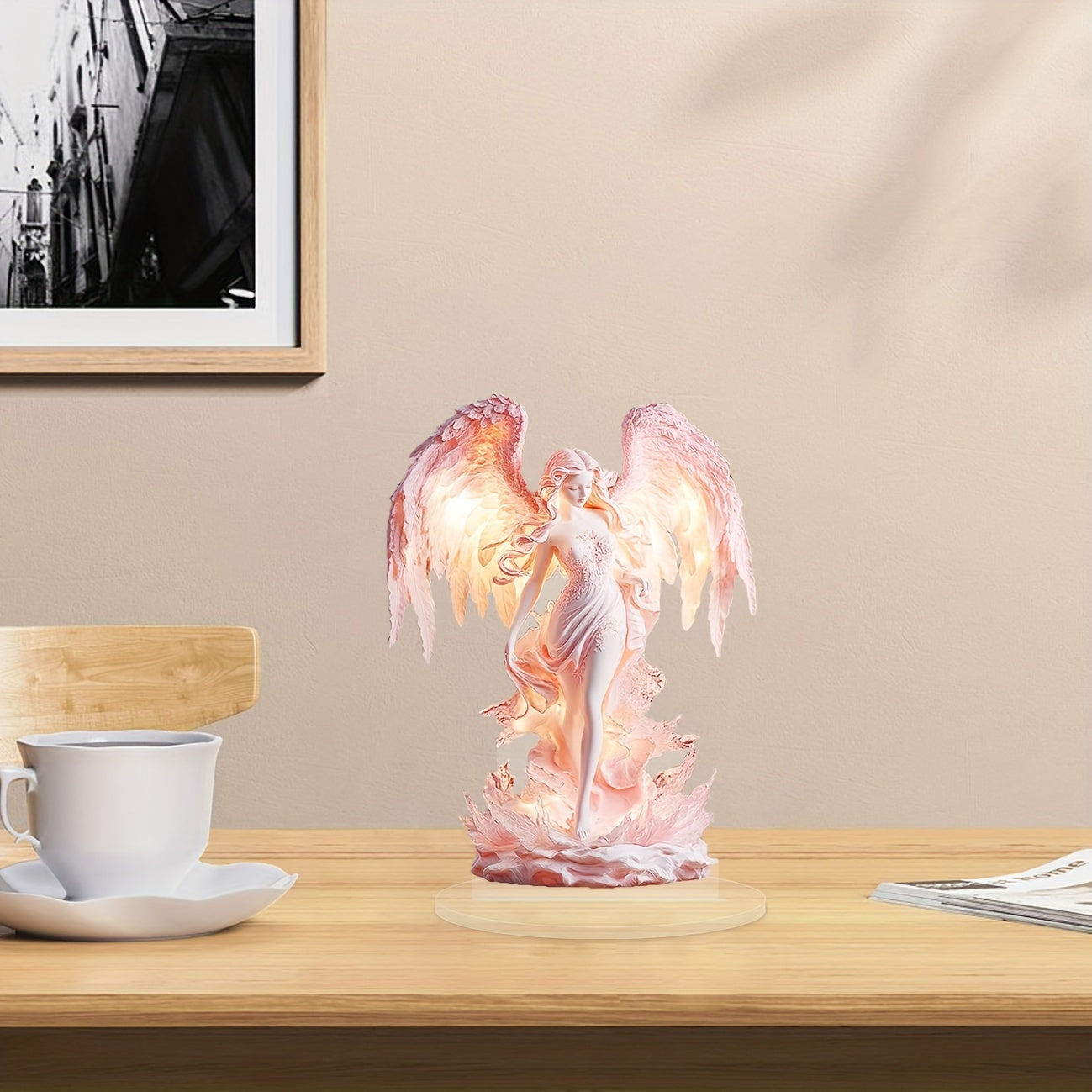 PureAura - Radiant Angel Table Piece