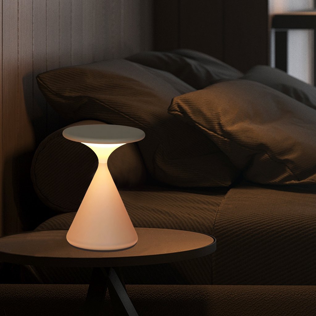 GlowSand - Stilvolle Sanduhr-Tischlampe