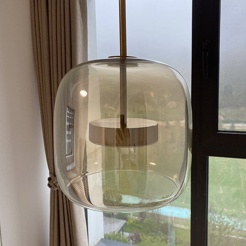 GleamGold - Retro gull LED hengelamper laget av glass