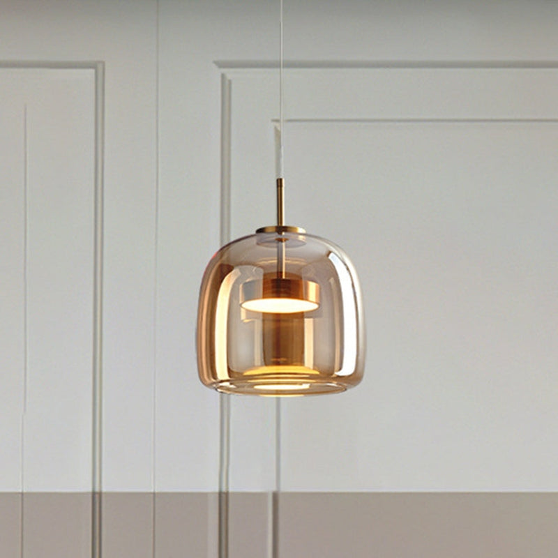 GleamGold - Retro gull LED hengelamper laget av glass