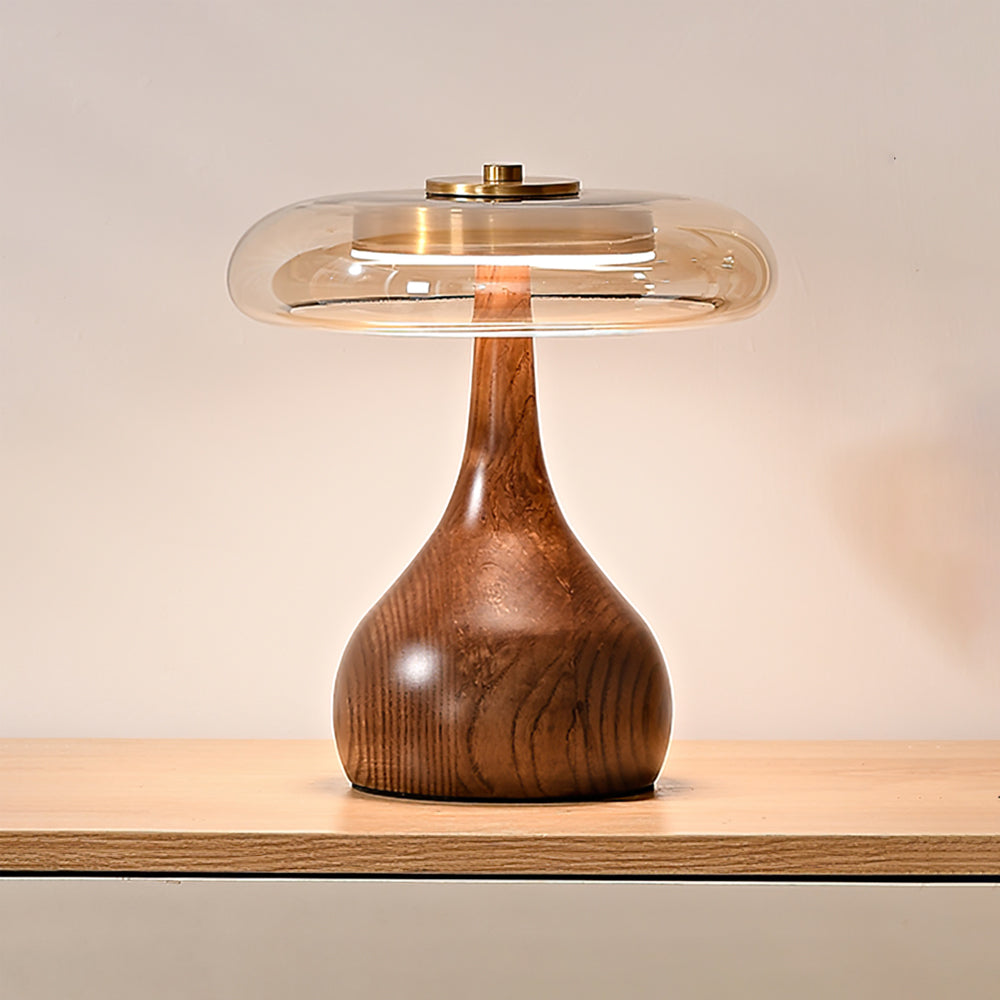WoodLuxe - Lampe de table design avec LED réglable