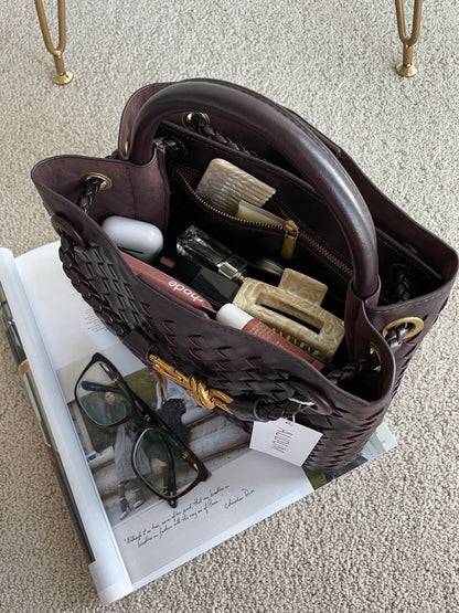 Petit sac à main tissé – Sac tressé compact et élégant
