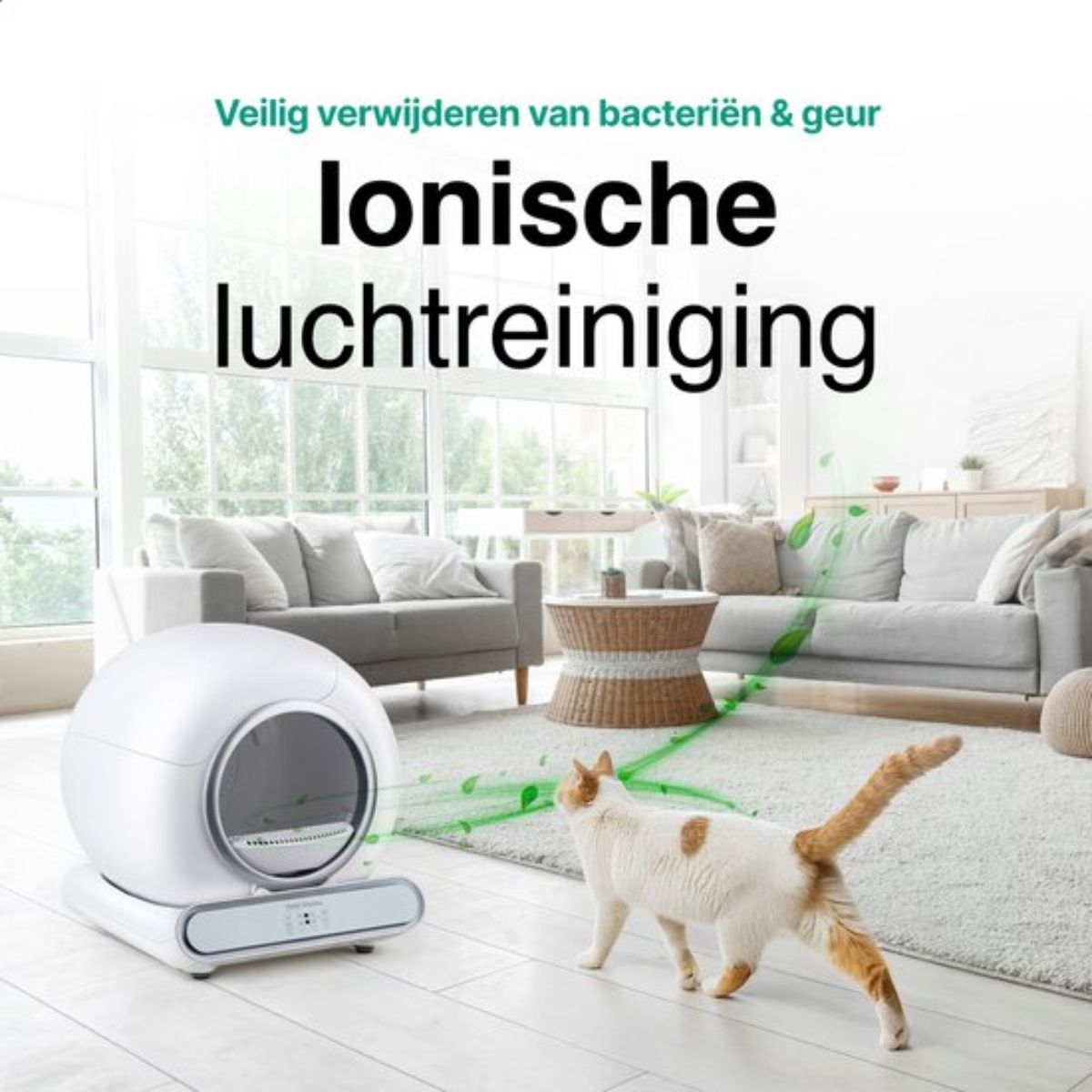 Petmo – Selvrenser automatisk kattebakke med avancerede funktioner