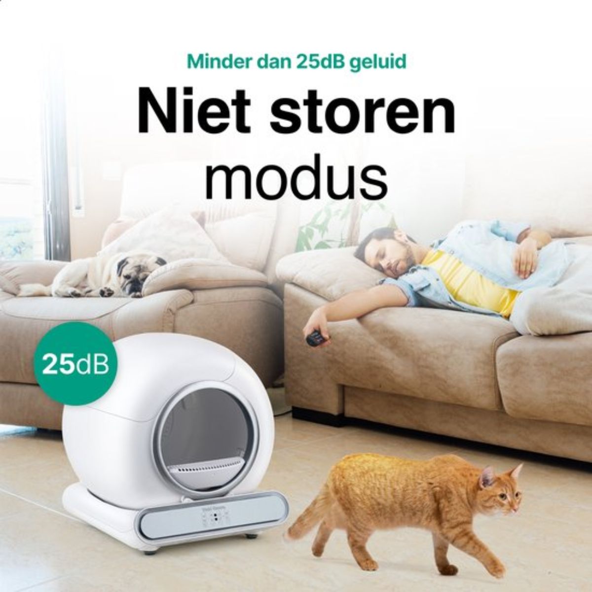 Petmo – Selvrenser automatisk kattebakke med avancerede funktioner