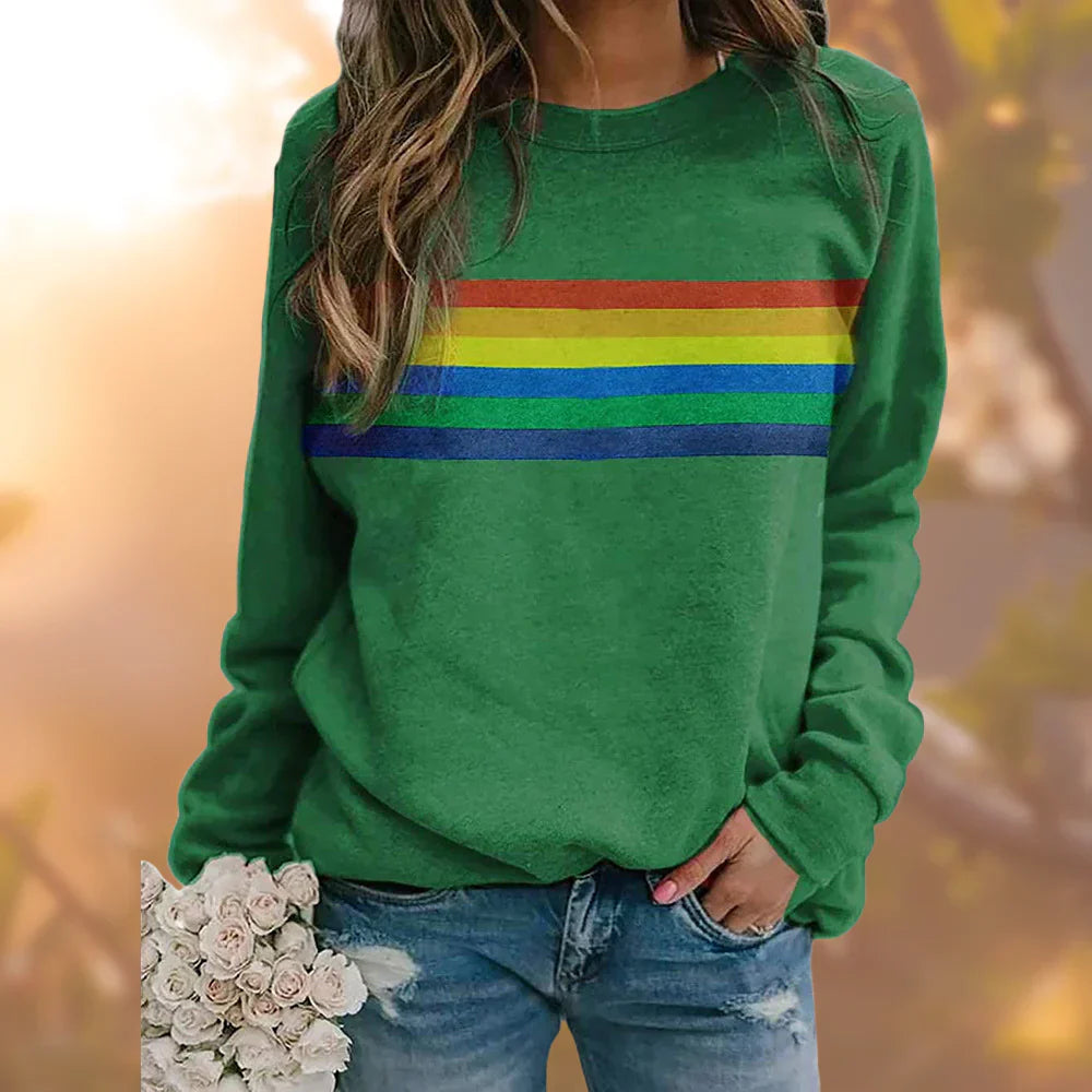 Dame rundhalset sweater