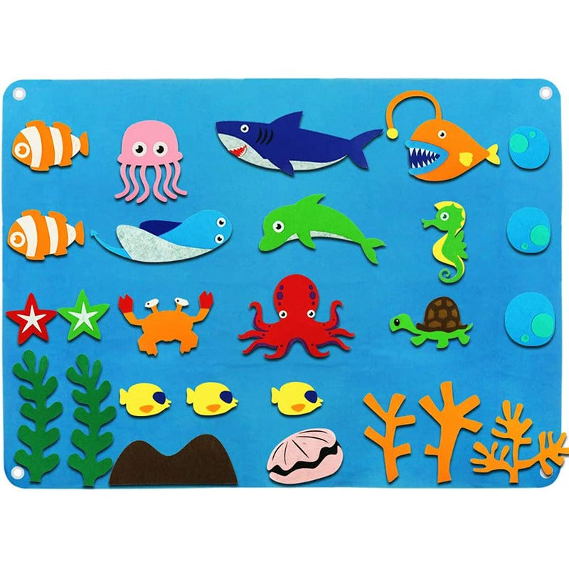 VelvetiKIDS - Tableau en feutre pour tout-petits