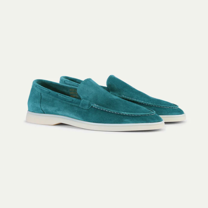 Milan – Mocassins en daim faits main de luxe pour hommes