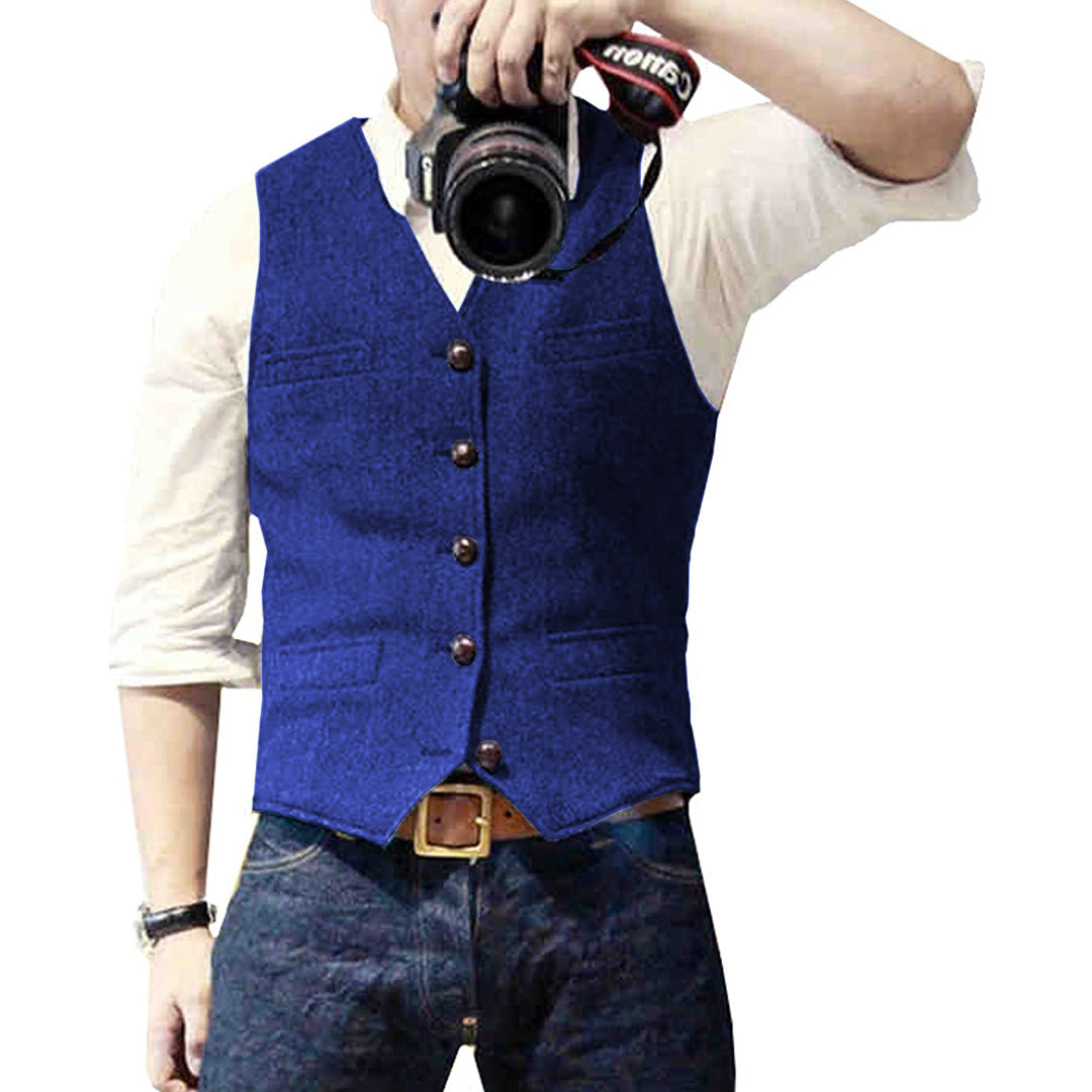 Gilet en denim pour hommes - Marko