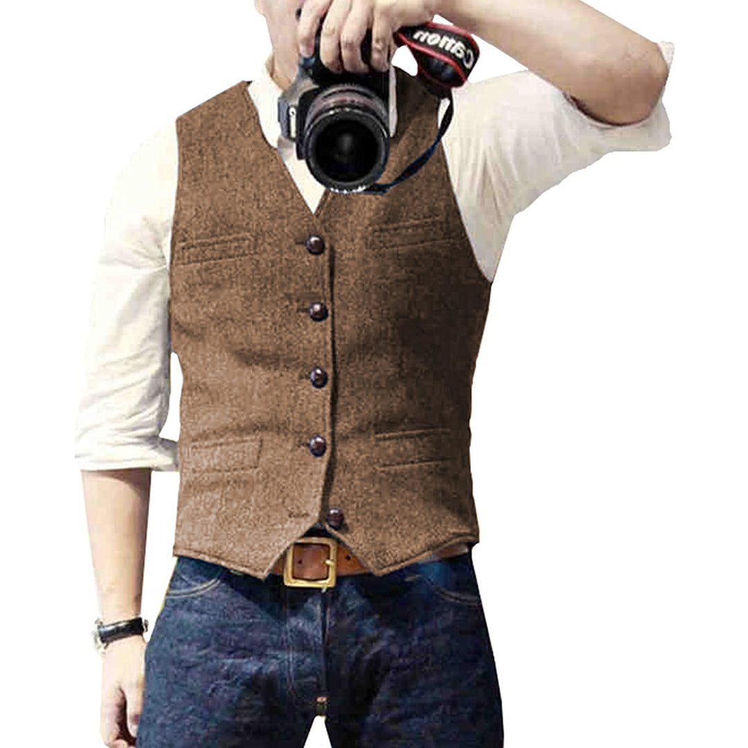 Gilet en denim pour hommes - Marko