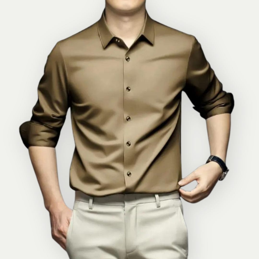 Chemise pour homme sans plis et sans repassage - Pratique et confortable