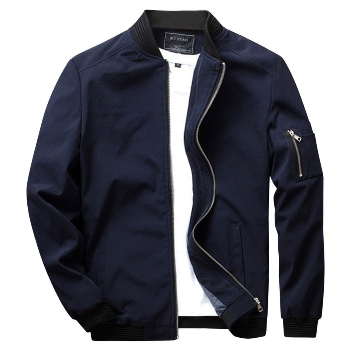 Veste d'été pour homme avec fermeture éclair et poches - Lebbi