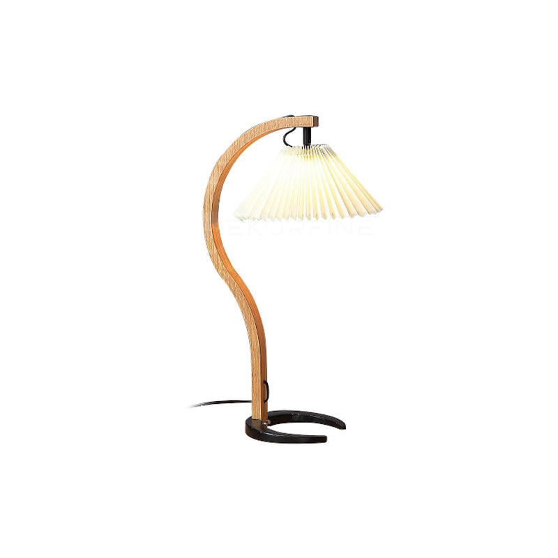 NatureArc - Wooden Table Lamp with Organic Shapes