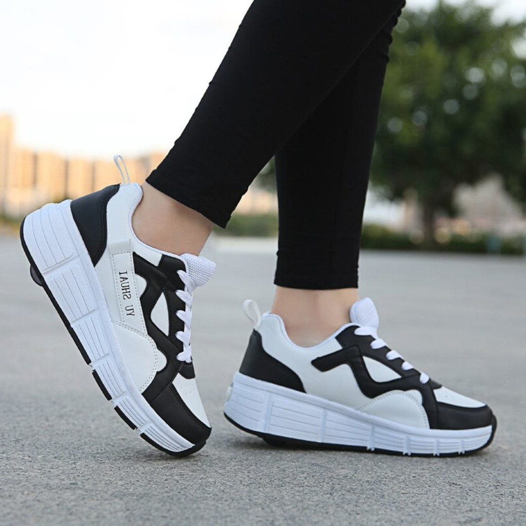 Nunzia – Heely Sneakers with Removable Wheel for Fun and Mobility