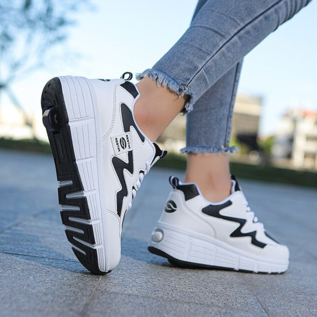 Nunzia – Heely Sneakers with Removable Wheel for Fun and Mobility