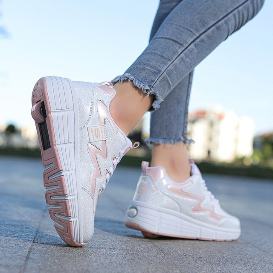 Nunzia – Heely Sneakers with Removable Wheel for Fun and Mobility