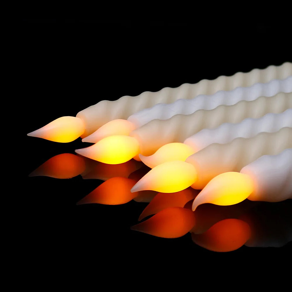 FlameAura - Weihnachts-LED-Kerzen mit 3D-Effekt