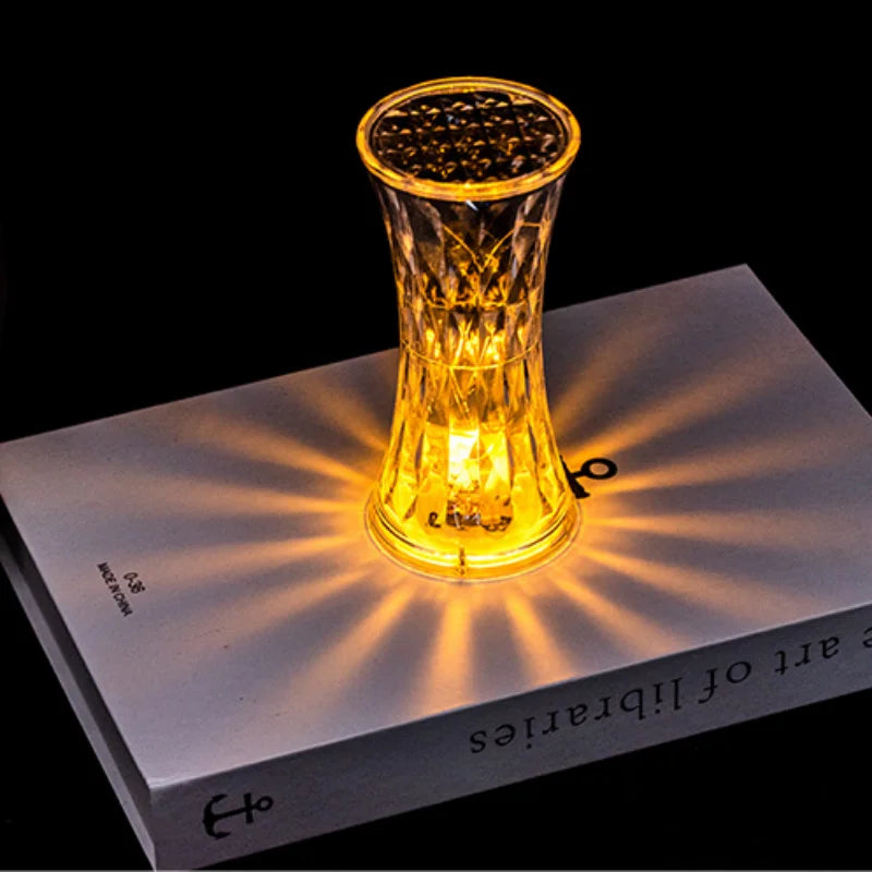 PrismaLux - Luxury Diamond-Shaped LED Reading Lamp