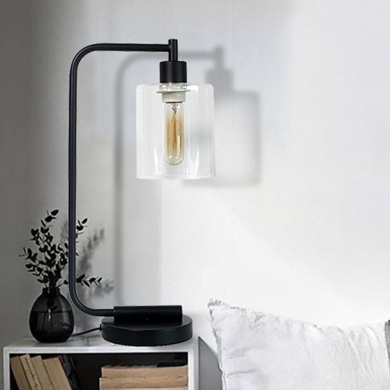 CylindraGlow - Elegante zylindrische Tischlampe für modernes Design