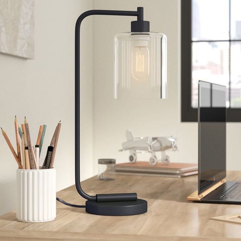 CylindraGlow - Elegante zylindrische Tischlampe für modernes Design